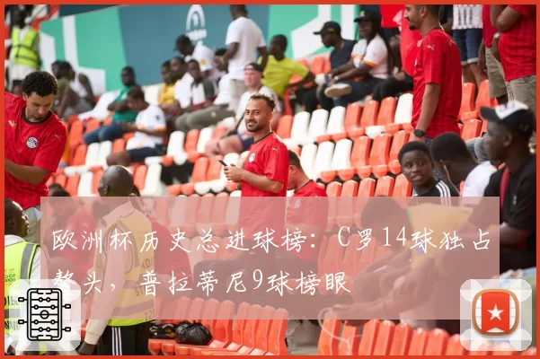 欧洲杯历史总进球榜:C罗14球独占鳌头,普拉蒂尼9球榜眼